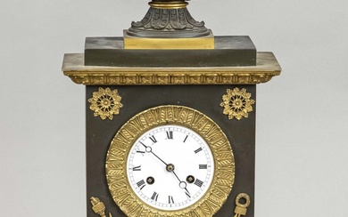 Empire pendulum, 2-colored, bronze