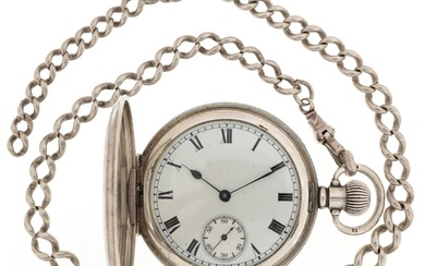 Equity Watch Co, George V gentlemen's silver keyless full hu...