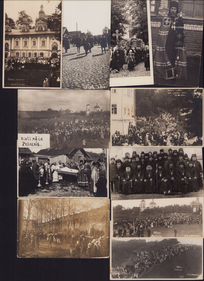 Estonia Group of postcards - Petseri - Kloostri 450. juubel, Ristikäik (11)