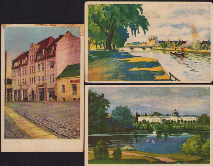 Estonia Group of postcards - sights of Tartu before 1940 (3)