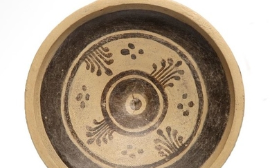 Etruscan Terracotta Stemmed Plate