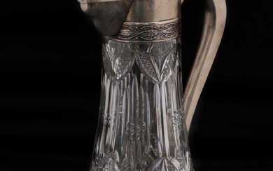 FABERGE - LARGE SILVER DECANTER, A.HOLMSTROM