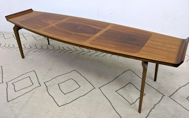 FABRY Attributed Coffee Cocktail Table. Rosewood and wa