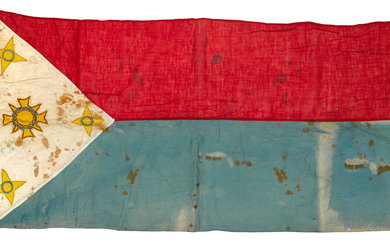 FILIPINO-AMERICAN WAR: EARLY NATIONAL PHILIPPINE FLAGS.