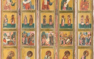 FIVE WINGS FROM A TRAVELLING ICONOSTASIS Russian, 19th