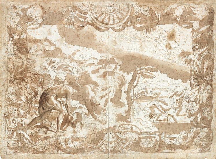 FRANCESCO DE' ROSSI, IL SALVIATI (FOLLOWER OF) (Florence 1510-1562 Rome) An Allegory of...