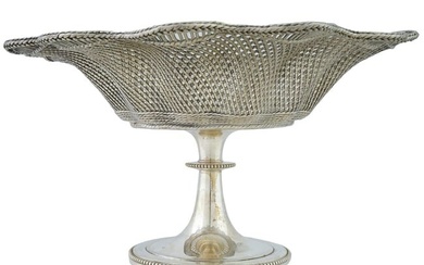FRENCH CHRISTOFLE OPENWORK SILVER PLATED CENTERPIECE