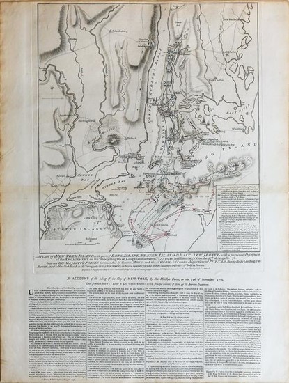 Faden Map of New York, 1776