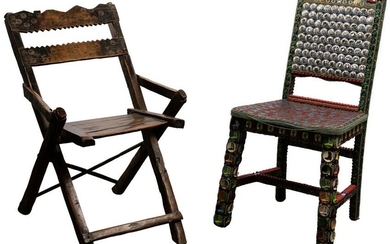 Folk Art and Western Style Chairs