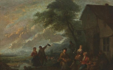 Follower of Cornelis Dysart (1660-1704), GATHERING