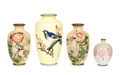 Four Cloisonné Vases