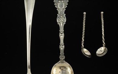 Four Sterling Silver Spoons