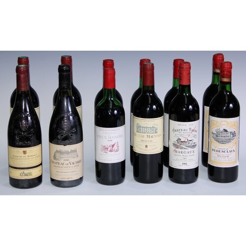 Four bottles of Château du Vieux Manoir 1985 Bordeaux Supéri...
