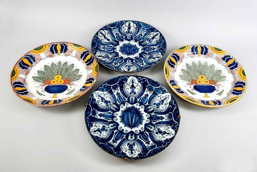Four plates, Delft, Holland, 2 plat