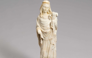 French School: Madonna with Christ Child and Goldfinch