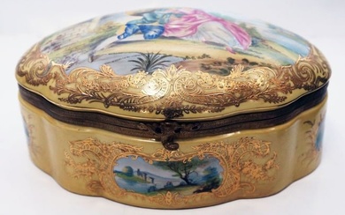 French Sevres Style Porcelain Box