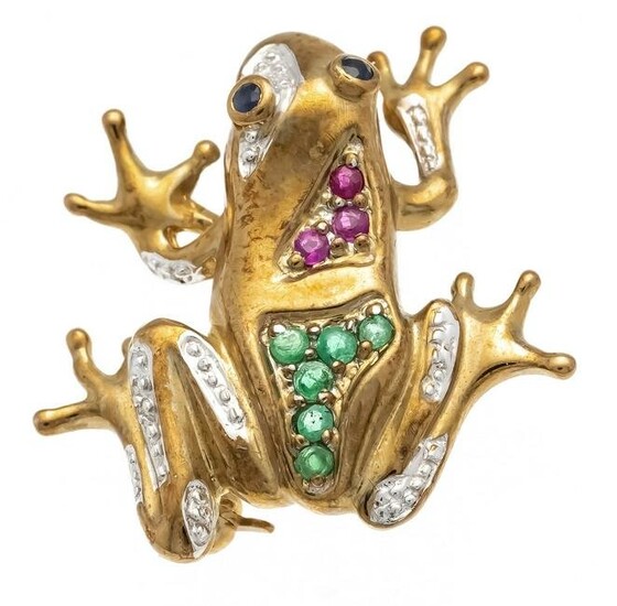 Frog brooch GG/WG 333/000 with