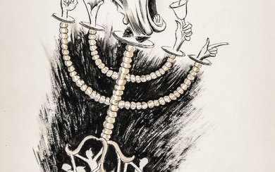 Fust, Rudolf. Aphorismes de Lichtenberg (titre de la couverture). Suite de 16 dessins à l'encre...