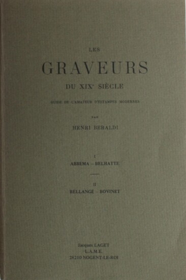 [GRAPHIC ARTS] – BERALDI, H. Les graveurs du XIXe siècle. Guide de l’amateur d’estampes modernes. [Vol.] I-XII.