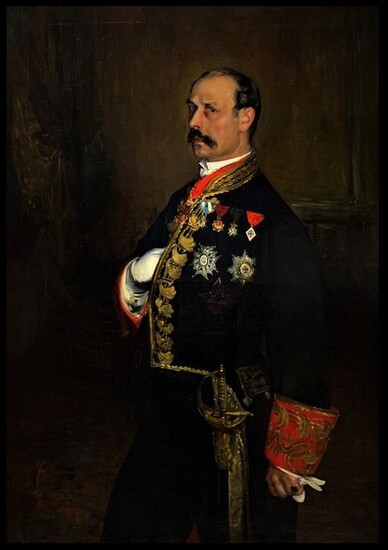 Genaro Rodríguez de Olavide (1849-?) - Gentilhombre Mayordomo de Amadeo I de Saboya, Rey de España
