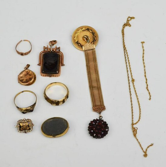 Generous Lot of 10k Victorian Gold Jewelry