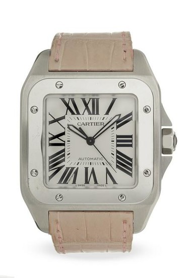 Gentleman's Cartier Stainless Santos XL Watch