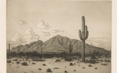 George Elbert Burr Camelback Mountain, Phoenix (S. 255), c. 1926