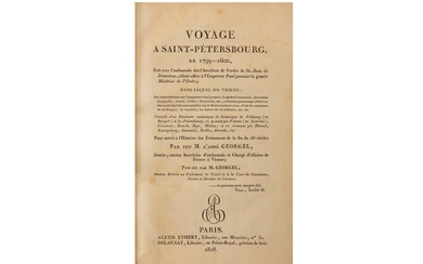 Georgel (Jean François) Voyage a Saint-Petersbourg en 1799-1800