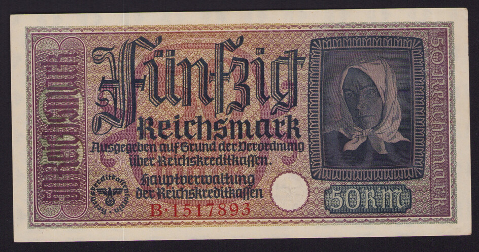Germany 50 Reichsmark 1940-45