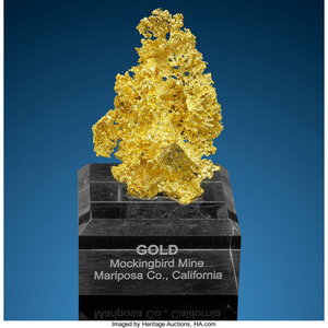 Gold Dodecahedron Mockingbird Mine (Talc & Lacy claim)...