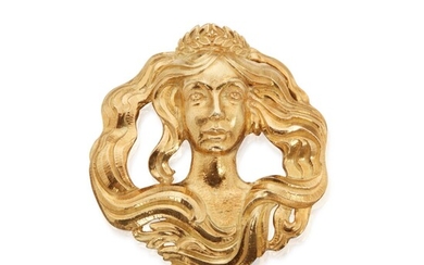 Gold 'Virgo' Pendant-Brooch, David Webb