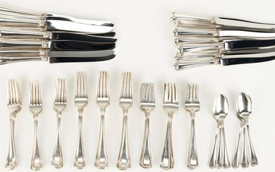 Gorham Sterling Silver Old French Flatware, 112 Pcs.