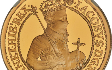 Great Britain: , Elizabeth II gold Proof "King James I" 100 Pounds (1 oz) 2022 PR70 Ultra Cameo NGC,...