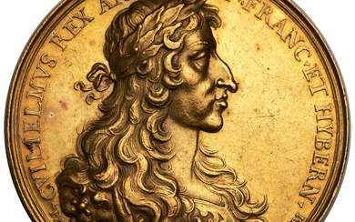 Great Britain: , William III gold Specimen "Act of Toleration" Medal 1689 SP61 PCGS, ...