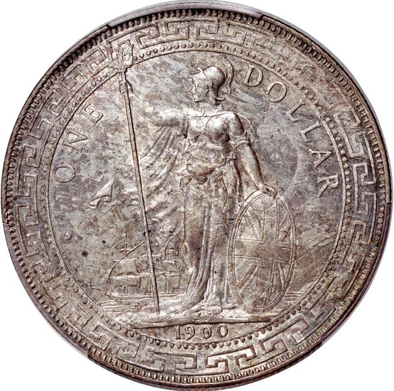 Great Britain, silver trade dollar, 1900-B, (Prid-9)