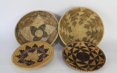 Group of 4 Southwest Native American Baskets