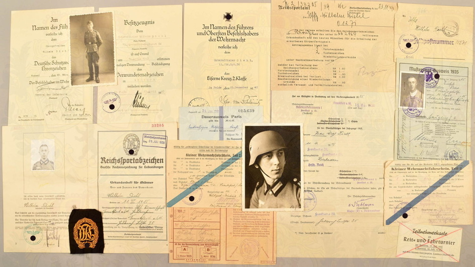 Grouping of documents of a NCO Grenadier Regiment 36