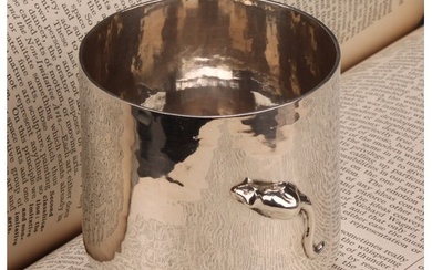 Guild of Handicraft - an Arts and Crafts style silver beaker...
