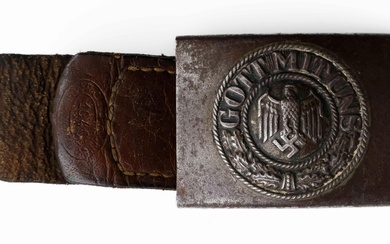 HEER ENLISTED MAN’S ‘GOTT MIT UNS’ BUCKLE