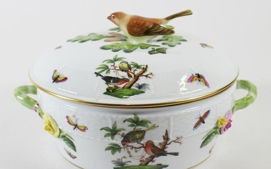 HEREND ROTHSCHILD COVERED BOWL