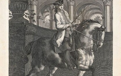 HORSES -Ridinger, Johann Elias.