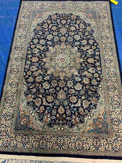 Hand Knotted Persian Tabriz 7.2x4.3 ft #13