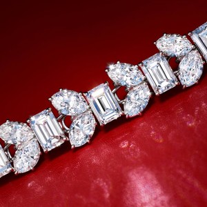 STUNNING Harry Winston Diamond Sapphire Bracelet 80s 28ctw ICONIC  eBay