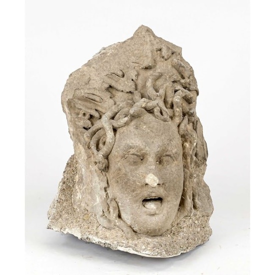 Head of a Medusa, sculpture fragm