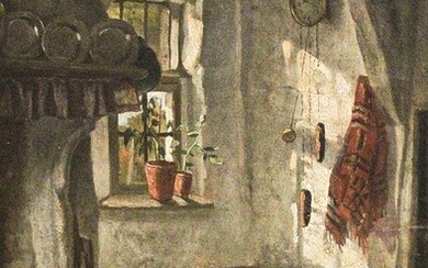 Henri de Braekeleer (1880-1848) - Vue d'un intérieur