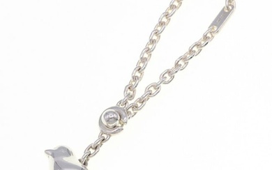 Hermes bag charm bird motif SV sterling silver 925 key holder ring chain HERMES