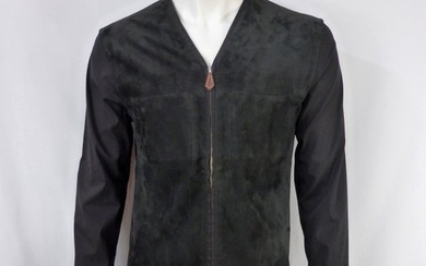 Hermès - suede & cotton Jacket, Trench coat