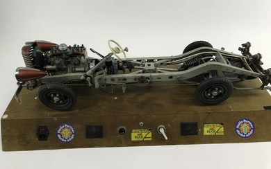 Hohm model auto chassis, working components, 40 lo