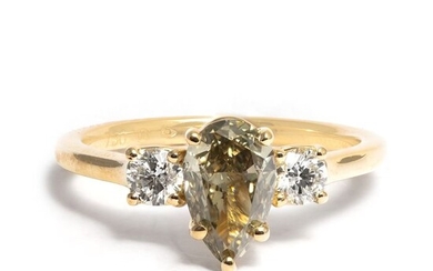 House Of R&D - 18 kt. Yellow gold - Ring - 1.53 ct Diamonds - No Reserve Price