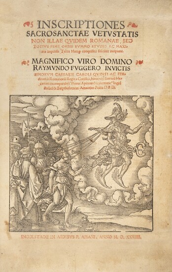 Apiano, Pietro. Inscriptiones sacrosanctae vetustatis. Ingolstadt, a spese dell'autore, 1534.